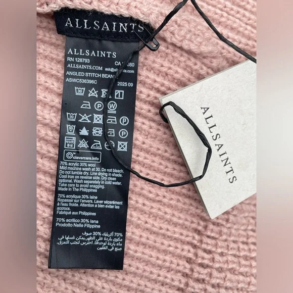All Saints Blush Knit Beanie - Picture 15 of 17